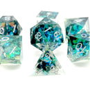 Ocean's Treasure - Handcrafted Sharp Edge Dice Set & Dice Case