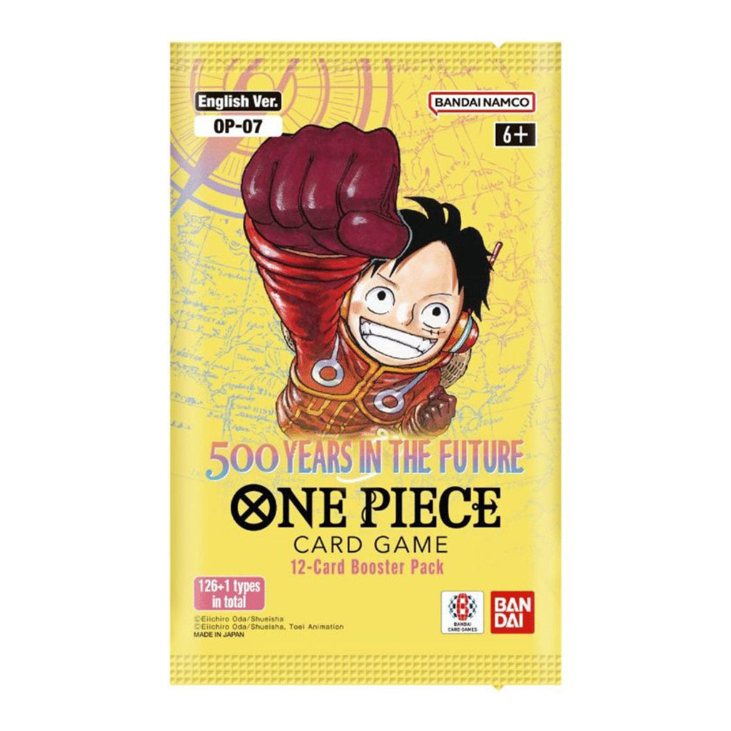 one piece dnd card game One Piece Card Game: 500 Years In The Future (OP-07) Booster Pack