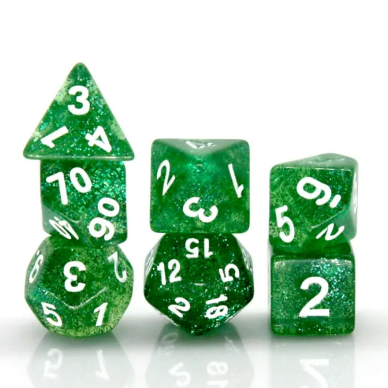 Oz - 7 Piece Polyhedral Dice Set + Dice Bag