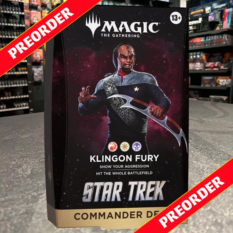 Magic: The Gathering Star Trek Commander Deck - Klingon Fury *Preorder*