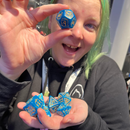 Paladins Protection Giant Sized Dice  - 7 Piece Polyhedral Dice Set