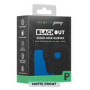 Palms Off Blackout Deck Sleeves (100) Blue (Matte)