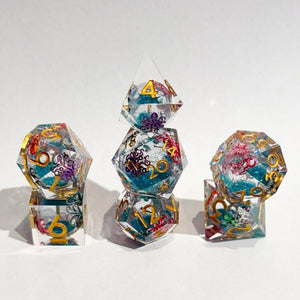 Party Kraken! Liquid Core Hand Crafted Dice