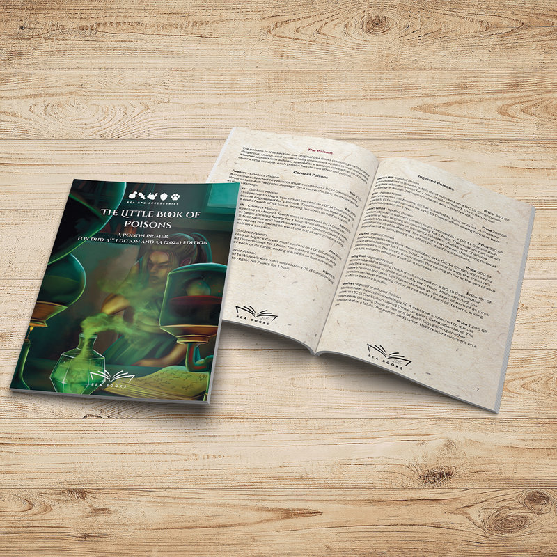 The Little Book of Poisons — Poisons, Venoms & Toxins for D&D