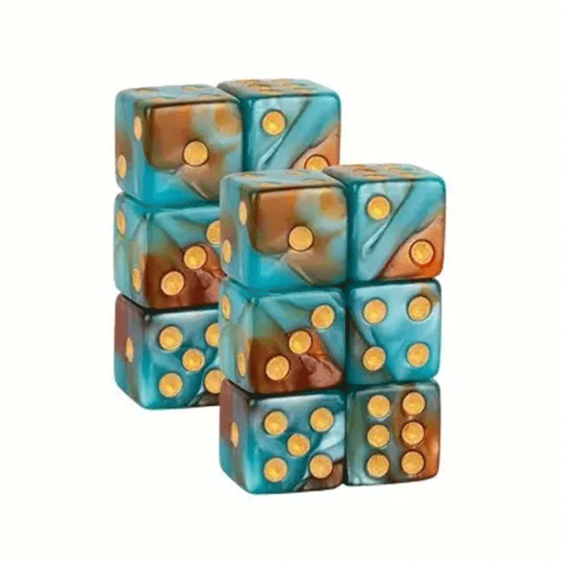 Patina 12mm D6 Dice Set of 10
