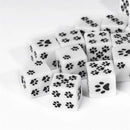 Paw Print D6 Dice Set (9xPaw Print D6's)