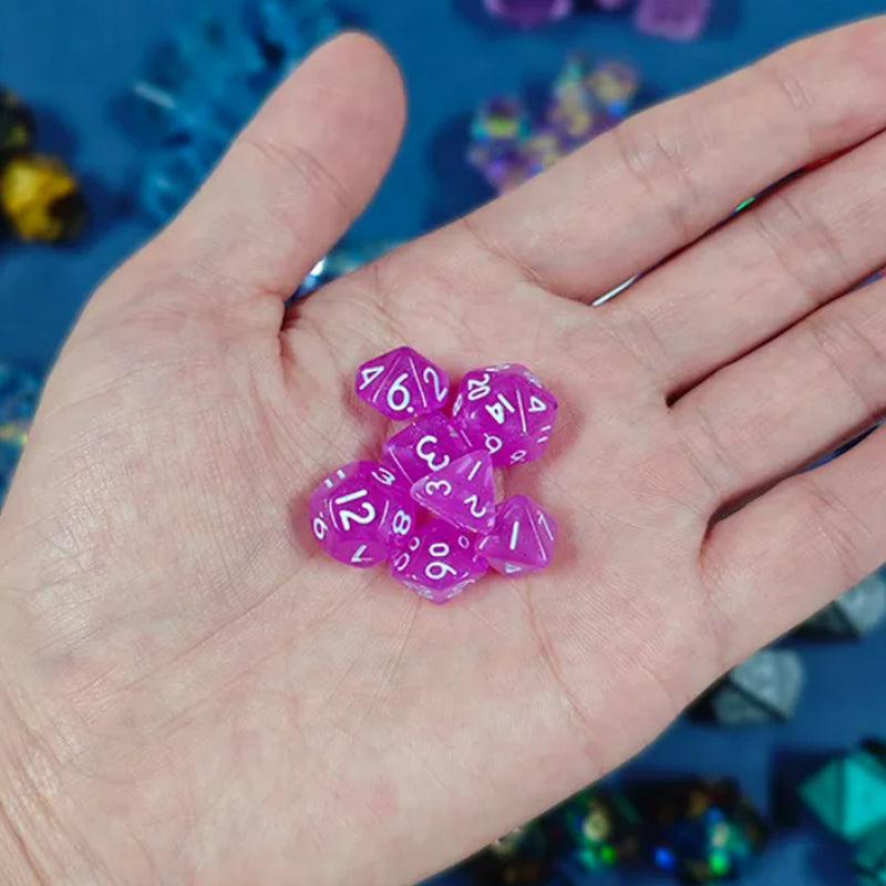 Pink Princess - Mini Polyhedral Dice Set