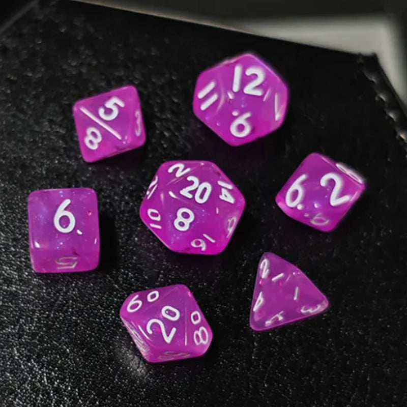 Pink Princess - Mini Polyhedral Dice Set
