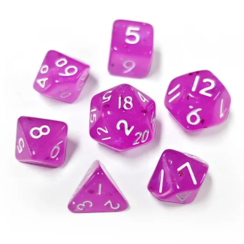 Pink Princess - Mini Polyhedral Dice Set