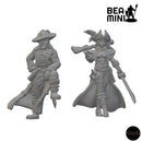 Pirate Captains | BeaMini Unpainted RPG Miniatures