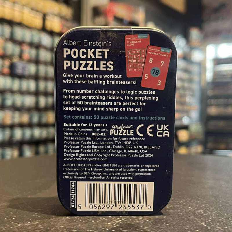 Albert Einstein's Pocket Puzzles - Professor Puzzle Games
