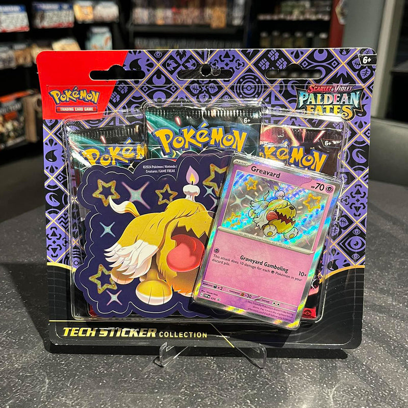 Scarlet & Violet: Paldean Fates - Tech Sticker Collection (Shiny Greavard)