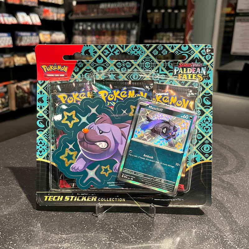 Scarlet & Violet: Paldean Fates - Tech Sticker Collection (Shiny Maschiff)