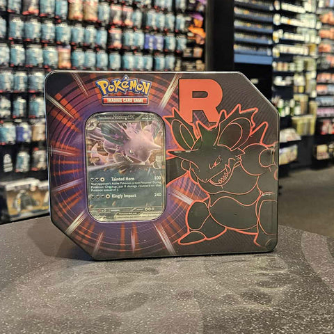 Team Rocket Tin (Team Rocket's Nidoking ex)