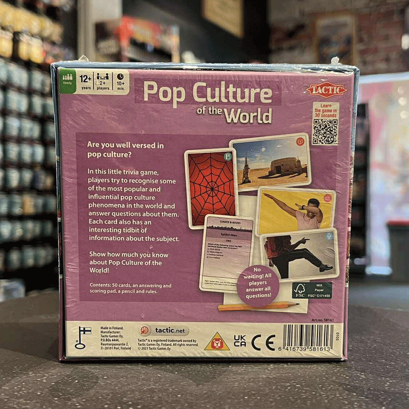 Pop Culture of the World Game