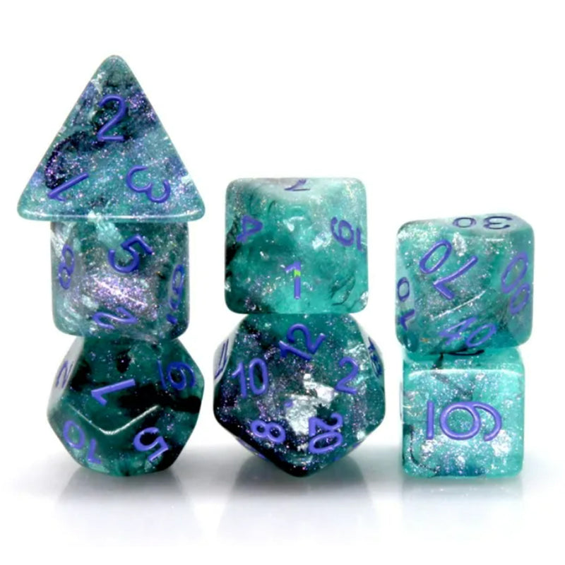 Practical Magic - 7 Piece Polyhedral Dice Set + Dice Bag