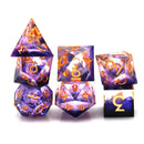 Purple Glacier - Handcrafted Dice Set