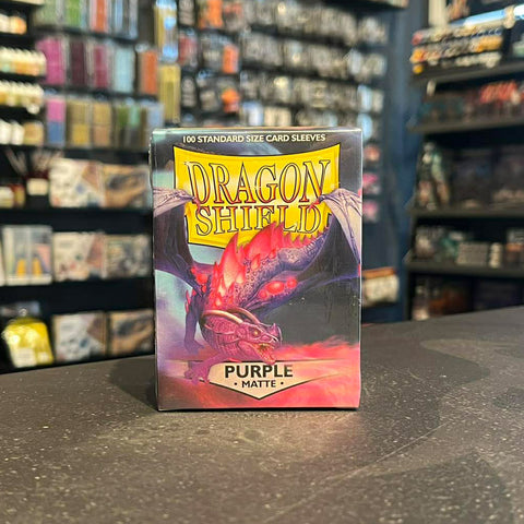 Dragon Shield Standard Matte Sleeves 100 Pack - Purple