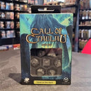 Q Workshop Call Of Cthulhu Dice Set - Black & Glow in the Dark