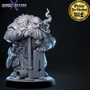 Khivar Bullhamer - Dwarf Fighter | BeaMini Print to Order Miniatures