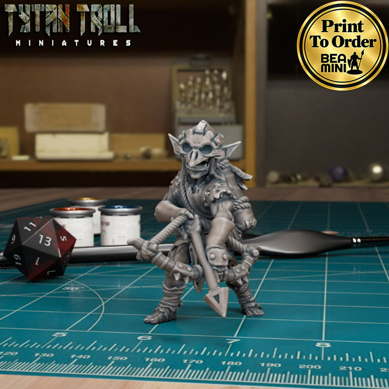 Goblin Ranger 05 | BeaMini Print to Order Miniatures