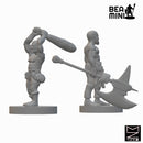 Halfling Barbarians Wave 2 | BeaMini Unpainted RPG Miniatures
