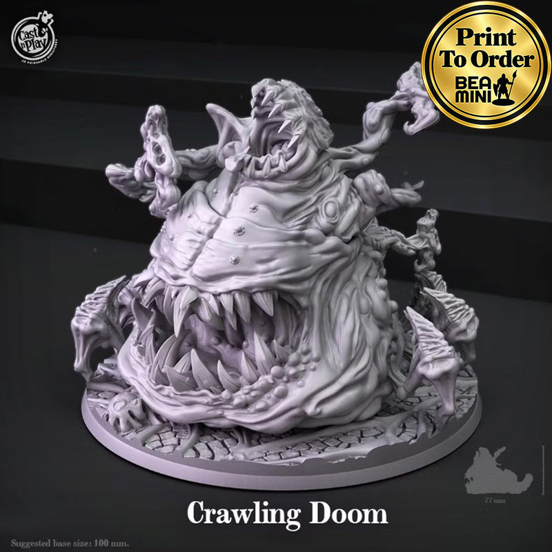 Crawling Doom | BeaMini Print to Order Miniatures