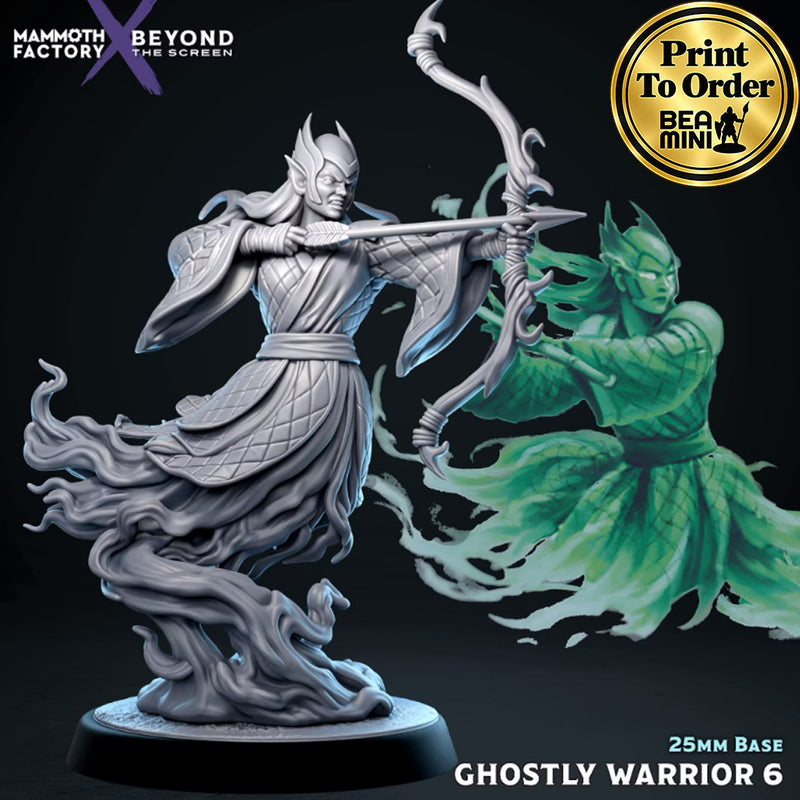 Ghostly Warrior 6 | BeaMini Print to Order Miniatures
