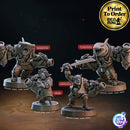 Pirate Cannoneers | BeaMini Print to Order Miniatures