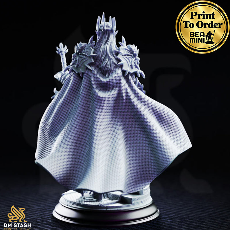 Xanathos, Drow Fighter | BeaMini Print to Order Miniatures