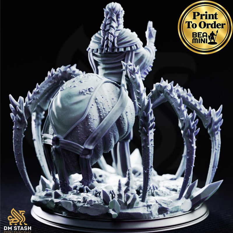 Drider Matron - Xarinath | BeaMini Print to Order Miniatures