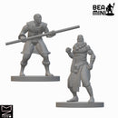 Human Monk (wave 3) | BeaMini Unpainted RPG Miniatures