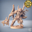 Throgar - Orc Barbarian | BeaMini Print to Order Miniatures