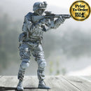 Marine with Assault Rifle | BeaMini Print to Order Miniatures