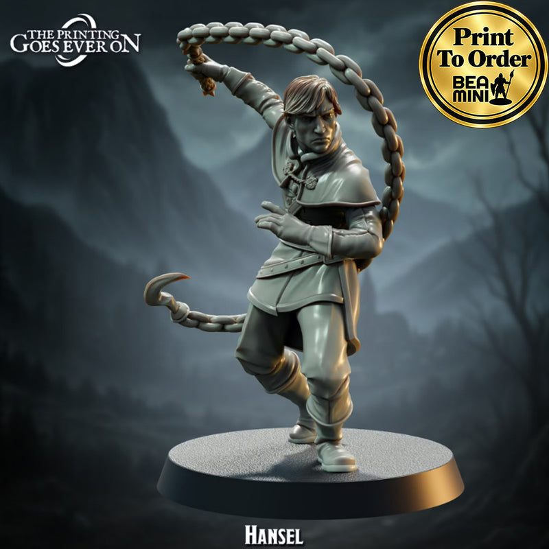 Hansel the Vampire Hunter | BeaMini Print to Order Miniatures
