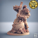 Burtz Dwarfstew Ogre Cook | BeaMini Print to Order Miniatures