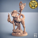 Coaxoch - Lizardfolk Shaman | BeaMini Print to Order Miniatures