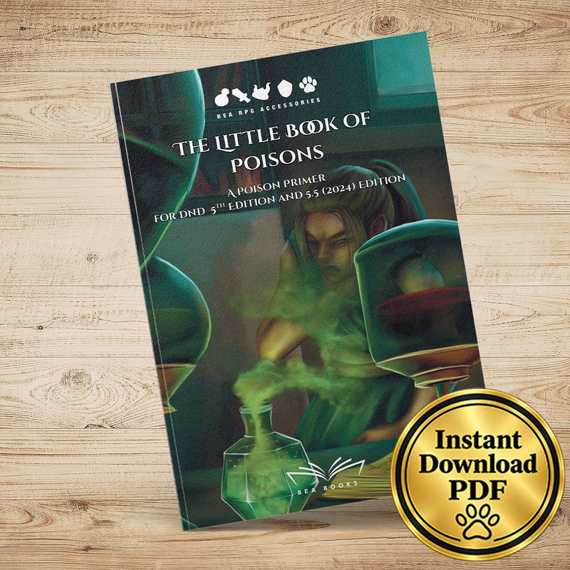 The Little Book of Poisons - Poisons, Venoms & Toxins for D&D