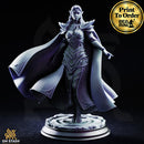 Glynaria, Elf Sorceress | BeaMini Print to Order Miniatures