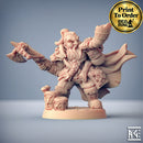 Flokir Dwarf Bard | BeaMini Print to Order Miniatures