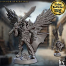 Aasimar Paladin - Sigfrido Dragonbane | BeaMini Print to Order Miniatures