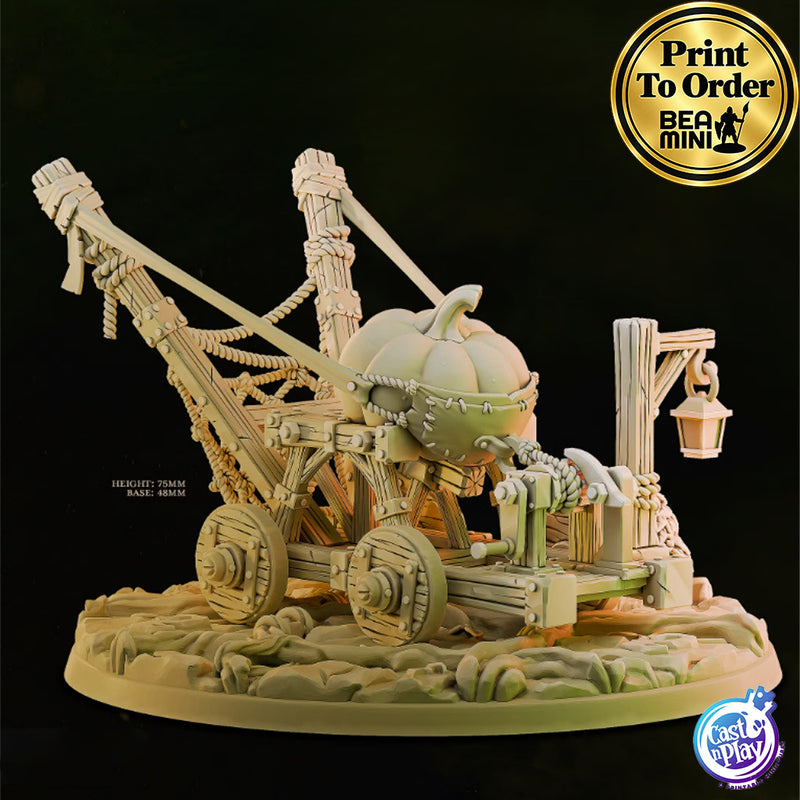 The Pumpkin Launcher | BeaMini Print to Order Miniatures