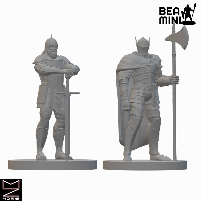 Human Fighter (wave 4) | BeaMini Unpainted RPG Miniatures