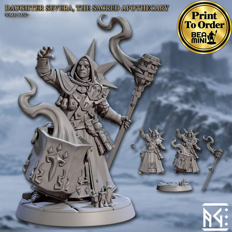 Severa, The Sacred Apothecary | BeaMini Print to Order Miniatures