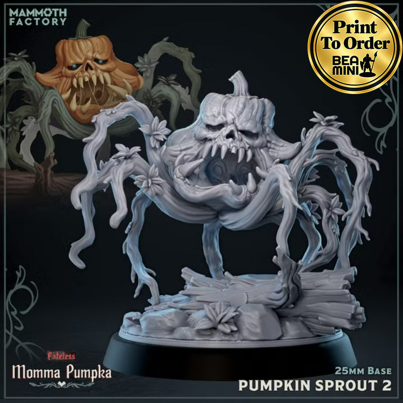 Pumpkin Sprout 2 | BeaMini Print to Order Miniatures