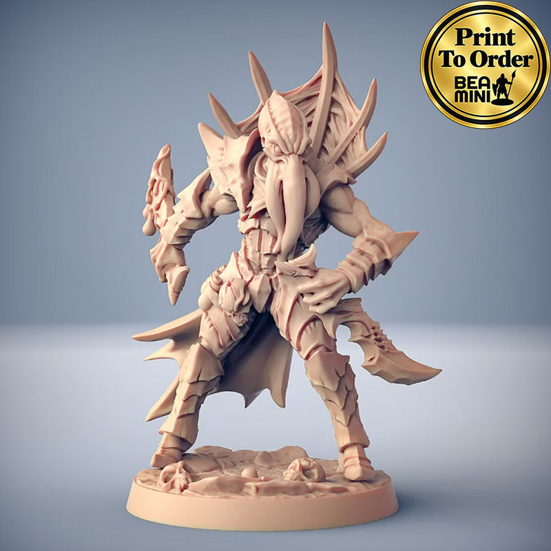 Mindflayer - A | BeaMini Print to Order Miniatures