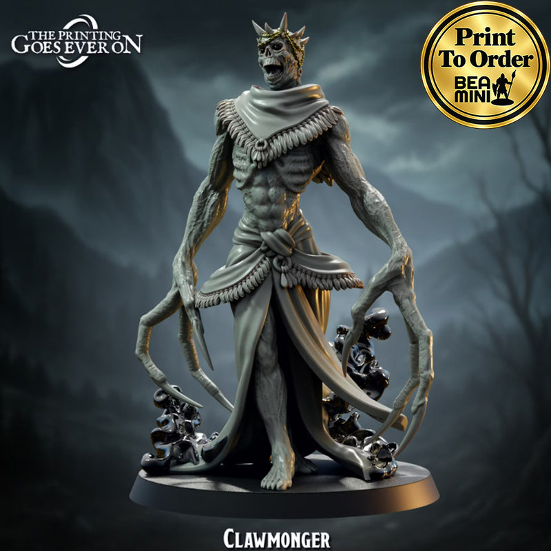 Clawmonger | BeaMini Print to Order Miniatures