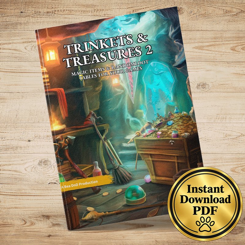 Trinkets & Treasures – Fantasy RPG Loot & Magic Items Vol. 2