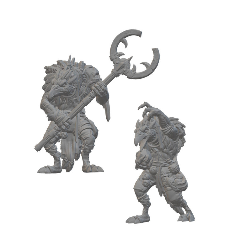 Kenku Wizards | BeaMini Unpainted RPG Miniatures