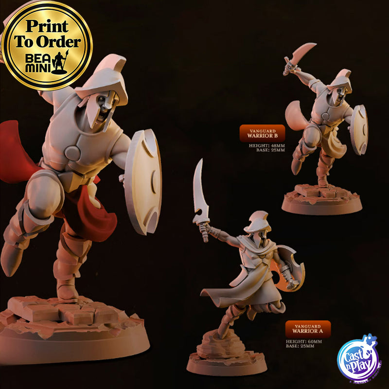 Vanguard Warrior | BeaMini Print to Order Miniatures